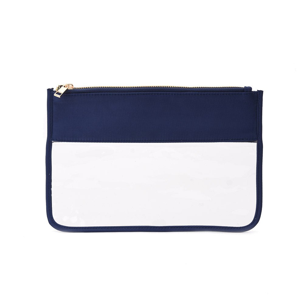 Personalised Clear Travel Pouch - The Happy Tribe