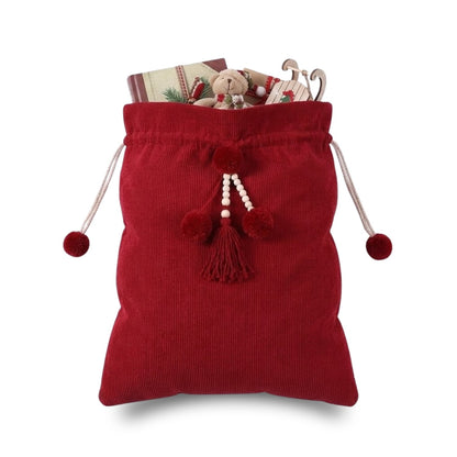 Personalised Corduroy Christmas Sack - The Happy Tribe