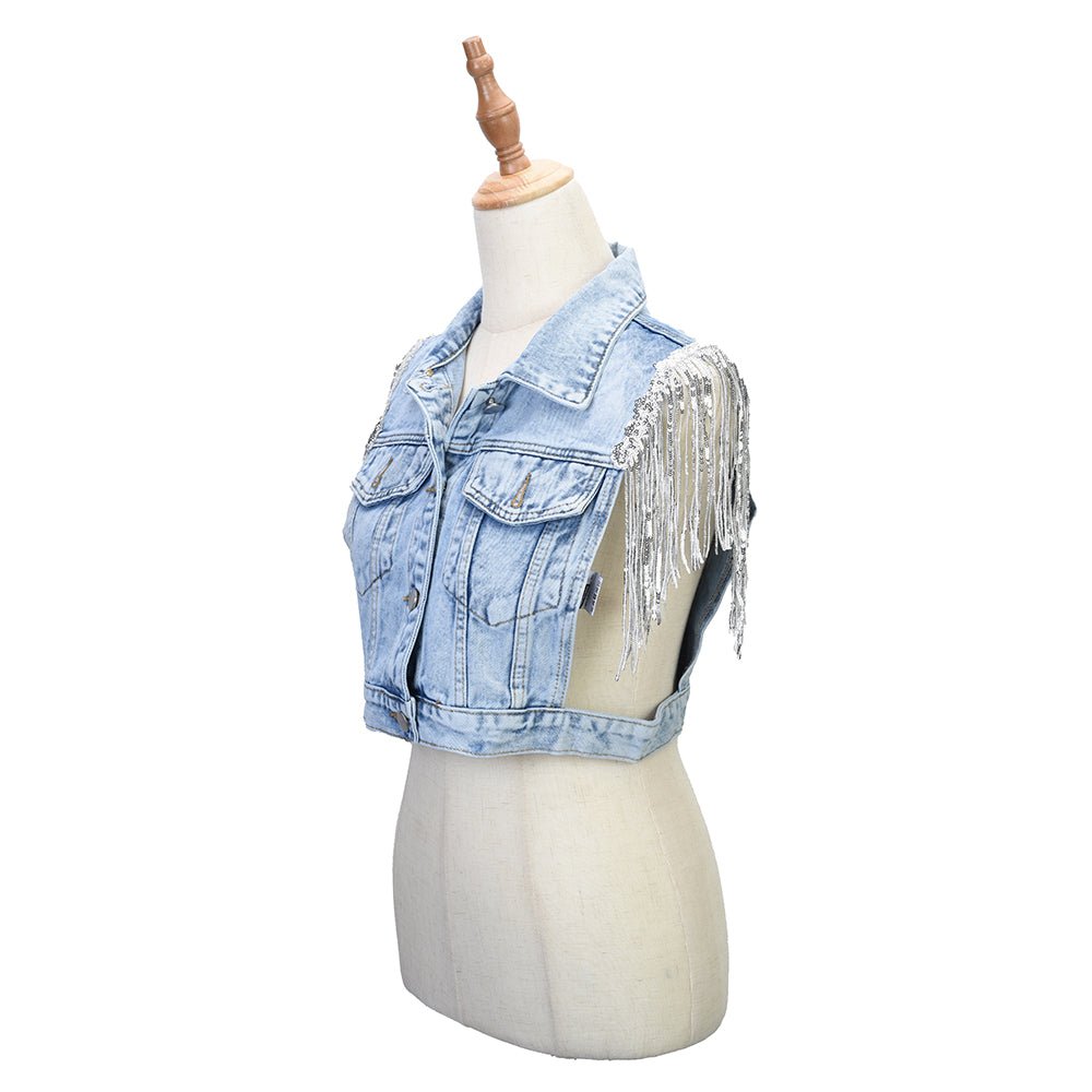 Personalised Denim Waistcoat - The Happy Tribe