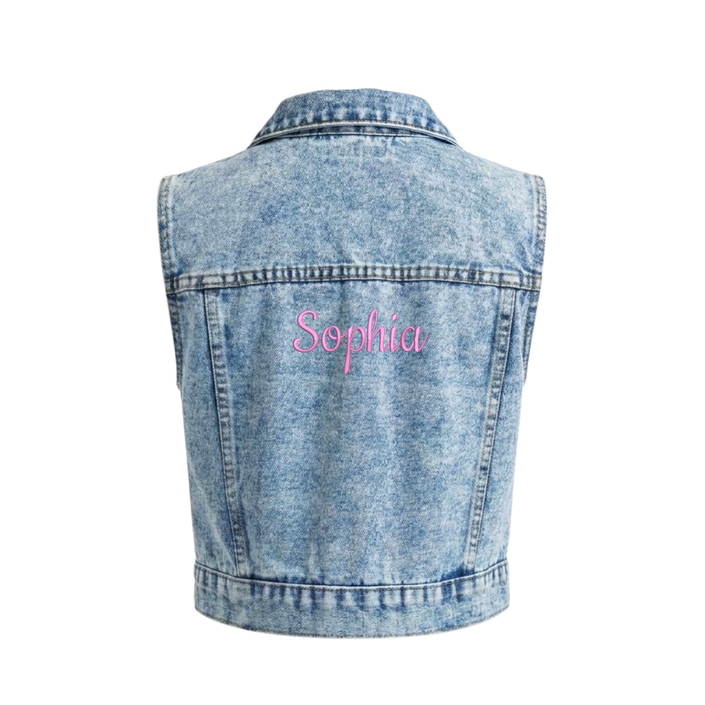 Personalised Denim Waistcoat - The Happy Tribe
