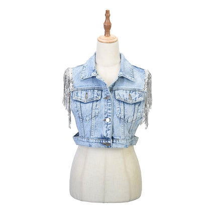 Personalised Denim Waistcoat - The Happy Tribe