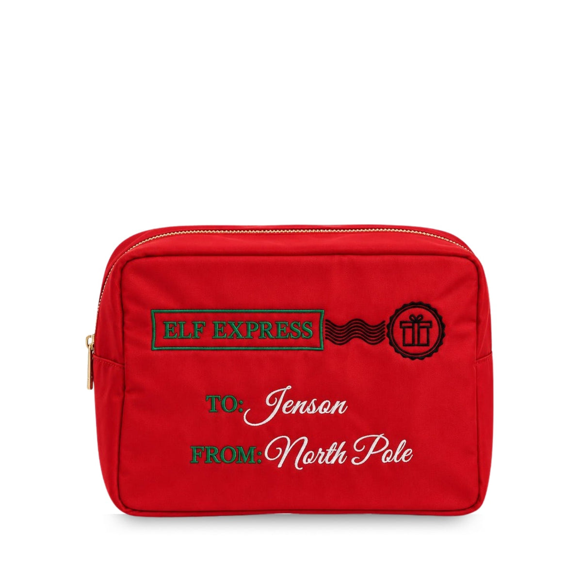 Personalised “Elf Express” Christmas Pouch - The Happy Tribe