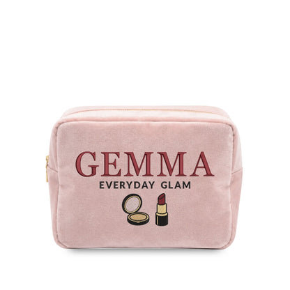 Personalised “Everyday Glam” Velvet Pouch - The Happy Tribe