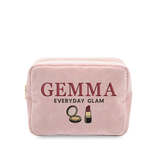 Personalised “Everyday Glam” Velvet Pouch - The Happy Tribe