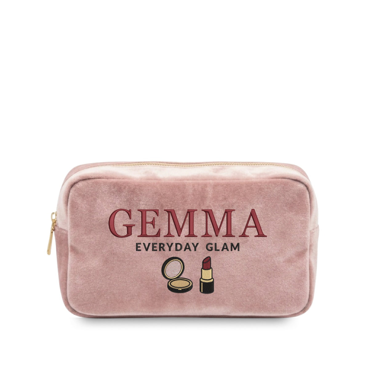 Personalised “Everyday Glam” Velvet Pouch - The Happy Tribe