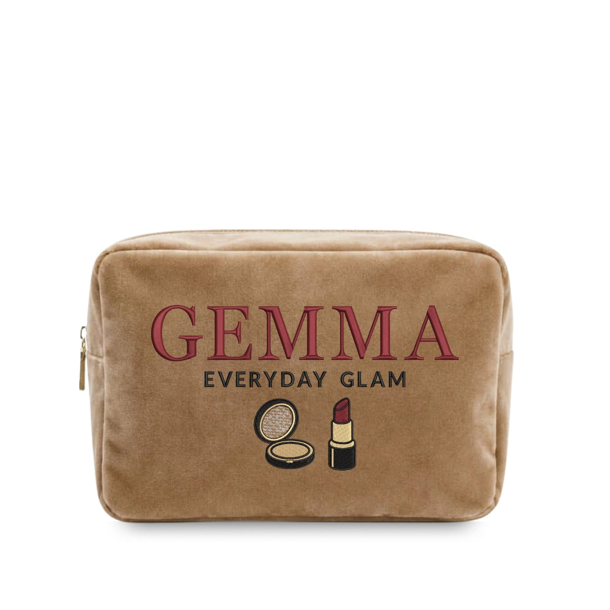 Personalised “Everyday Glam” Velvet Pouch - The Happy Tribe