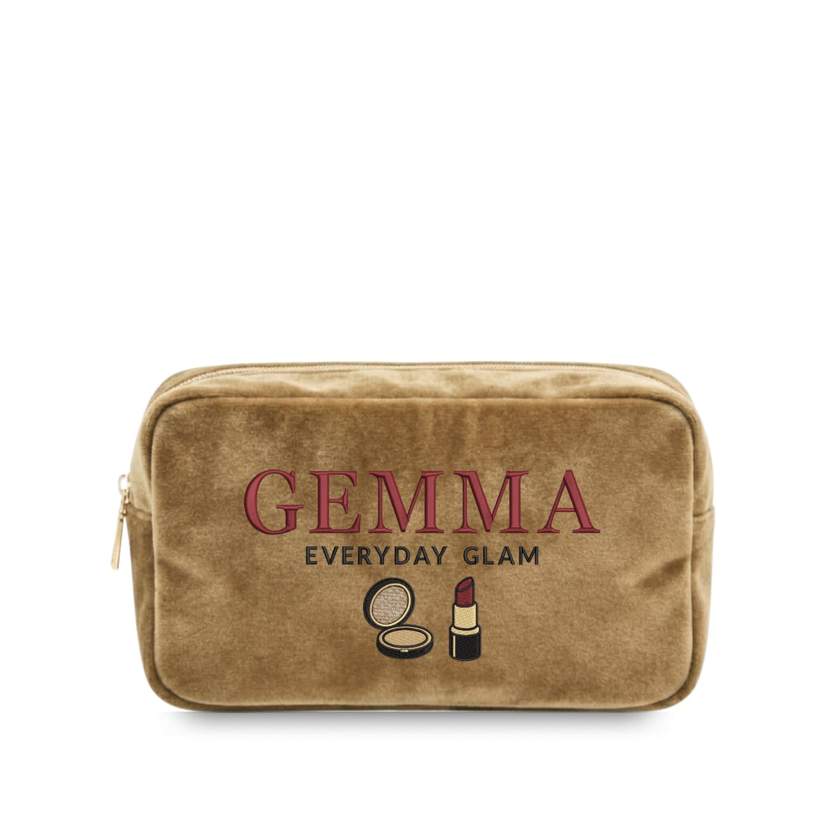 Personalised “Everyday Glam” Velvet Pouch - The Happy Tribe
