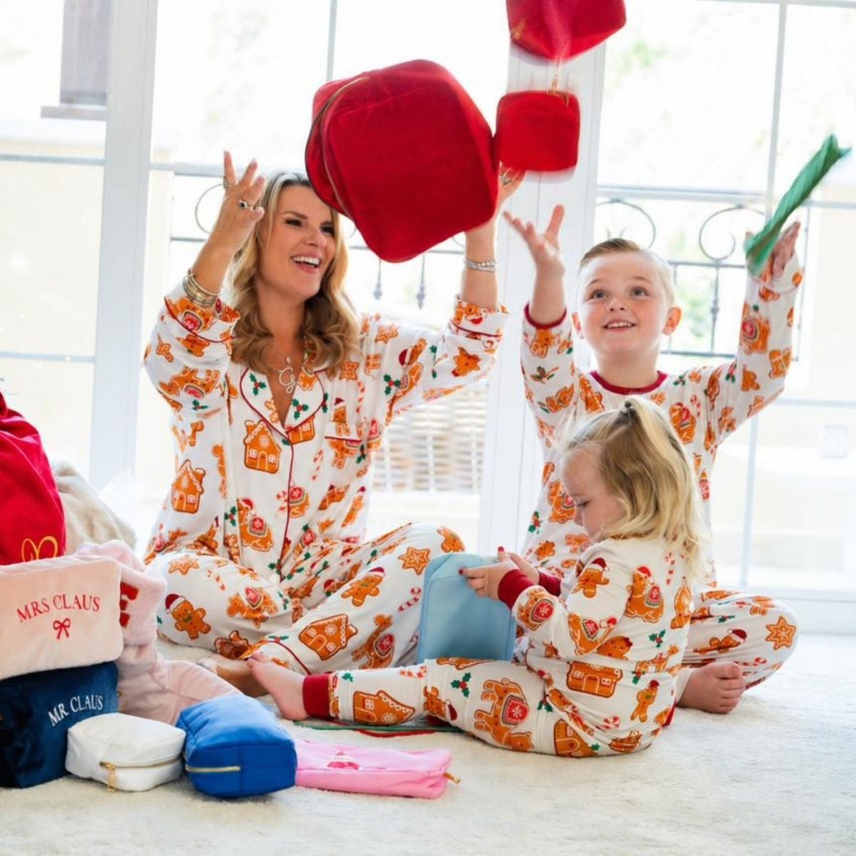 Personalised Gingerbread Camels Adult Pyjamas Set - The Happy Tribe