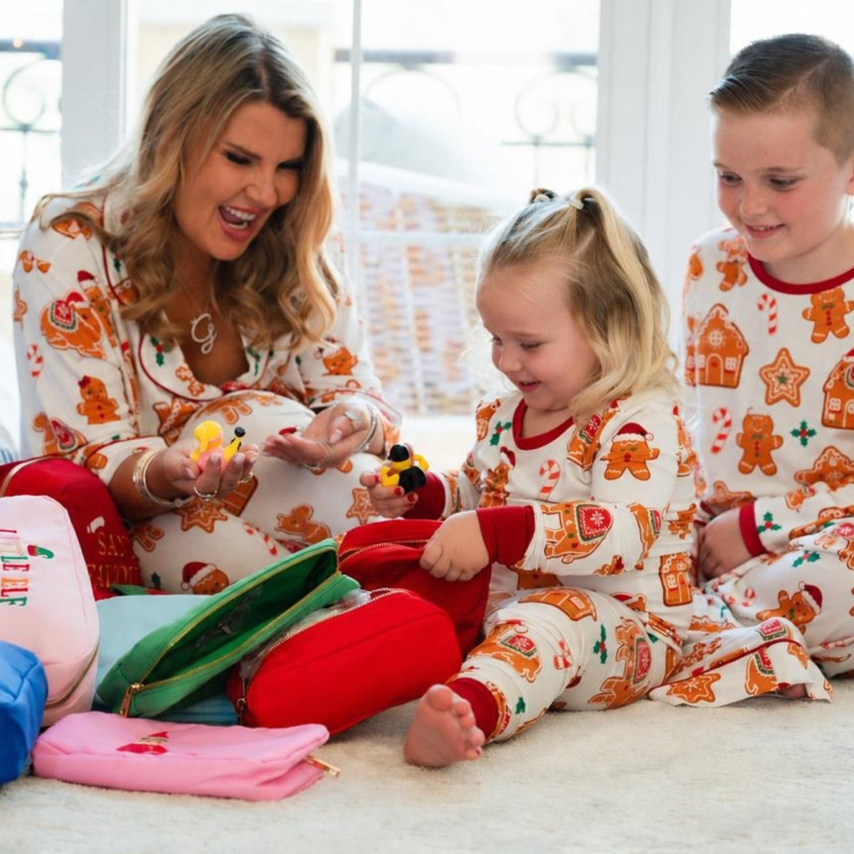 Personalised Gingerbread Camels Adult Pyjamas Set - The Happy Tribe