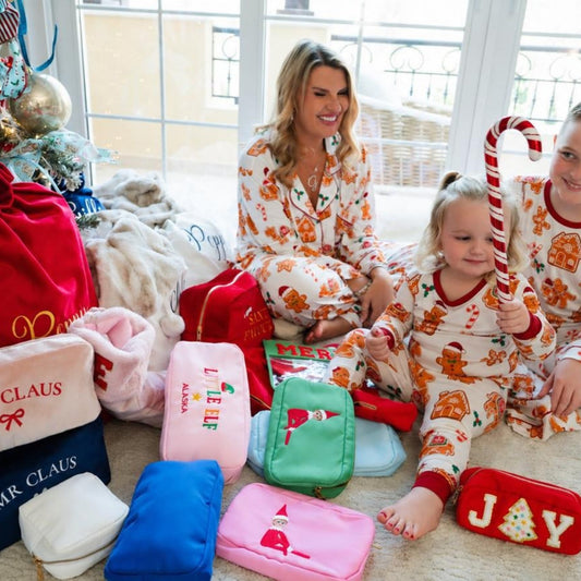 Personalised Gingerbread Camels Adult Pyjamas Set - The Happy Tribe
