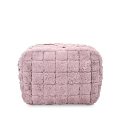 Personalised Large Faux Fur Pouch - The Happy Tribe