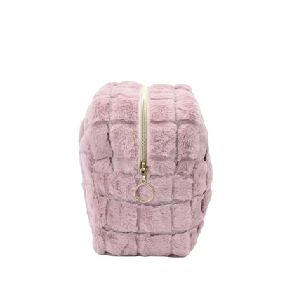 Personalised Large Faux Fur Pouch - The Happy Tribe