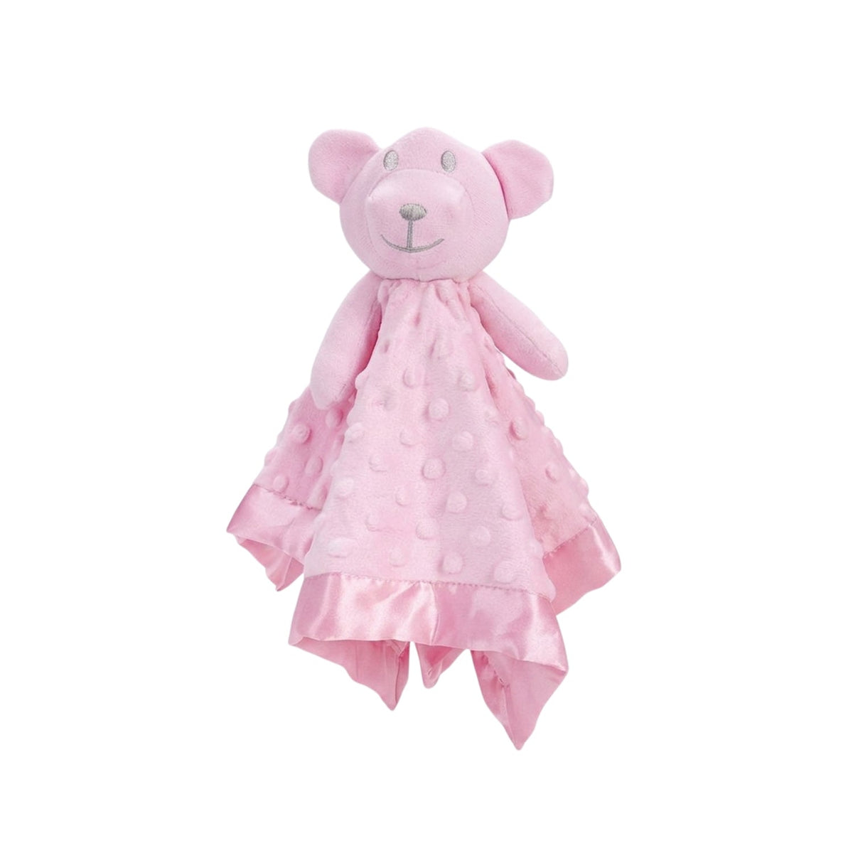 Personalised Little Bear Baby Comforter, Pink - The Happy Tribe