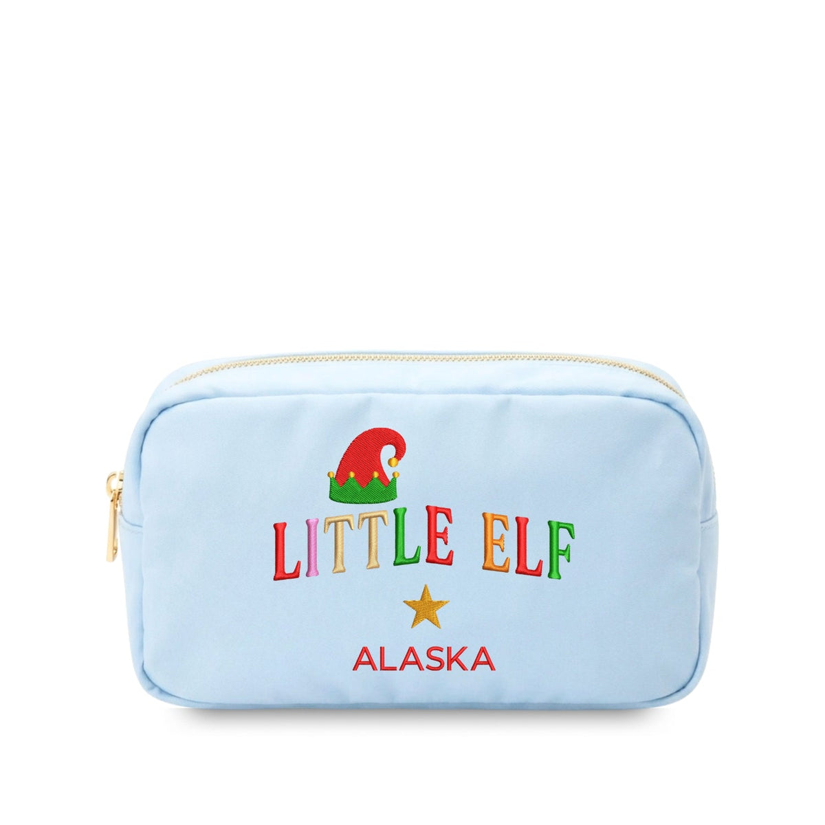 Personalised “Little Elf” Christmas Pouch - The Happy Tribe