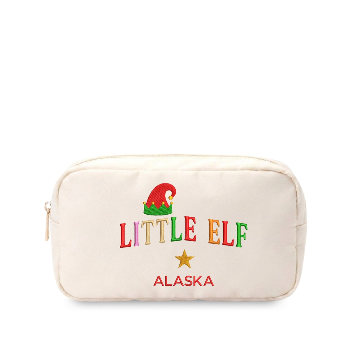 Personalised “Little Elf” Christmas Pouch - The Happy Tribe