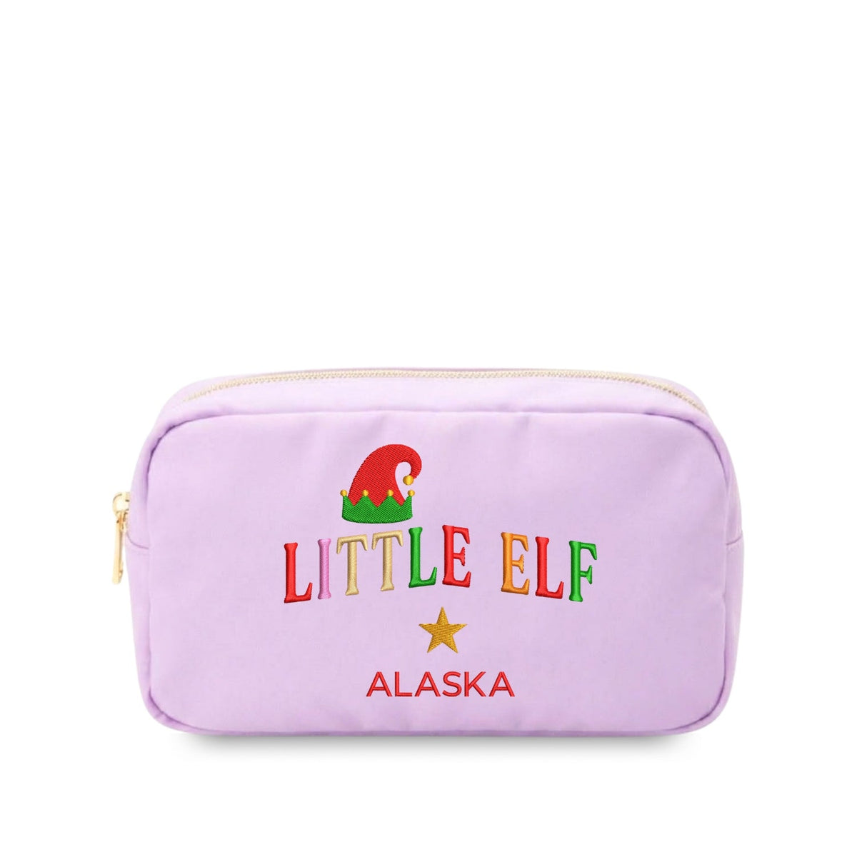 Personalised “Little Elf” Christmas Pouch - The Happy Tribe