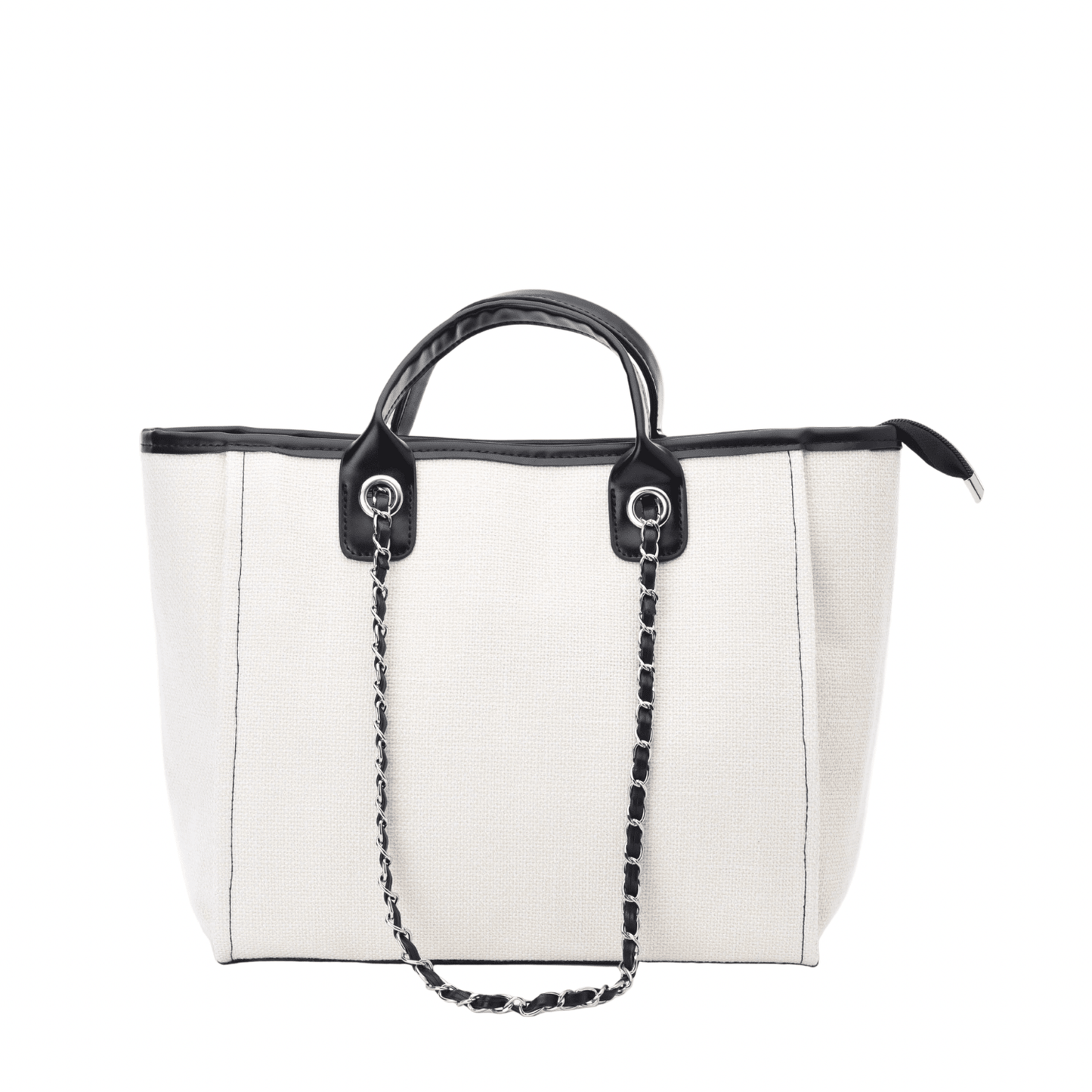 Personalised Medium Canvas Chain Tote Bag - The Happy Tribe