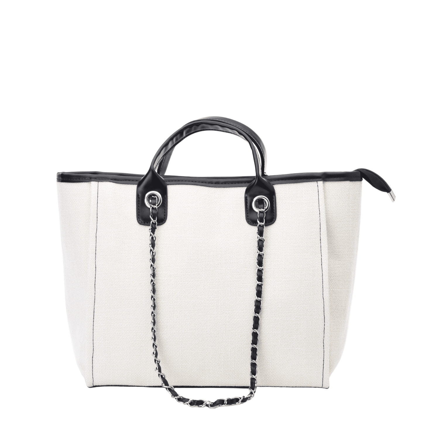 Personalised Medium Canvas Chain Tote Bag - The Happy Tribe