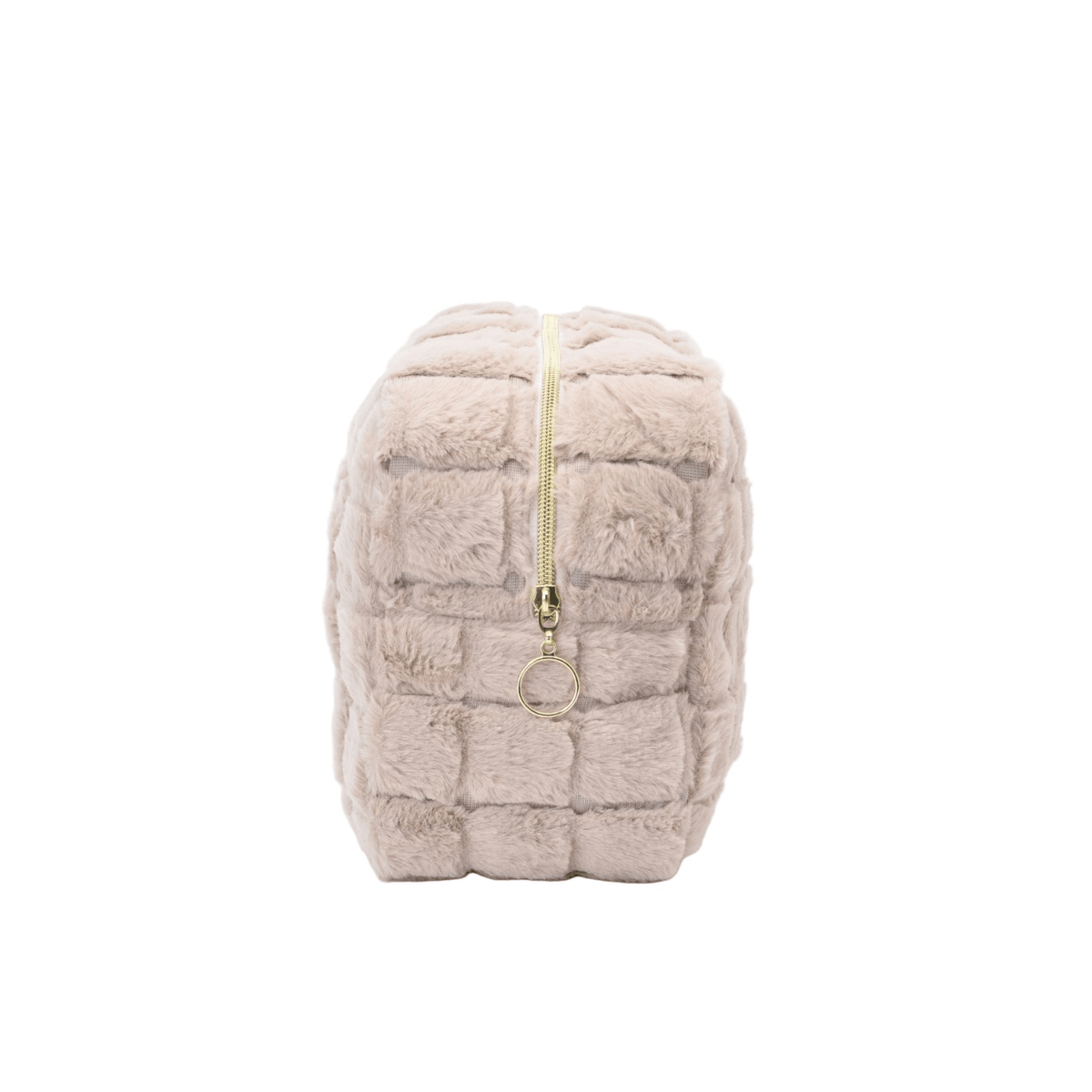 Personalised Medium Faux Fur Pouch - The Happy Tribe
