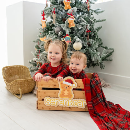 Personalised Merry & Plaid Blanket - The Happy Tribe