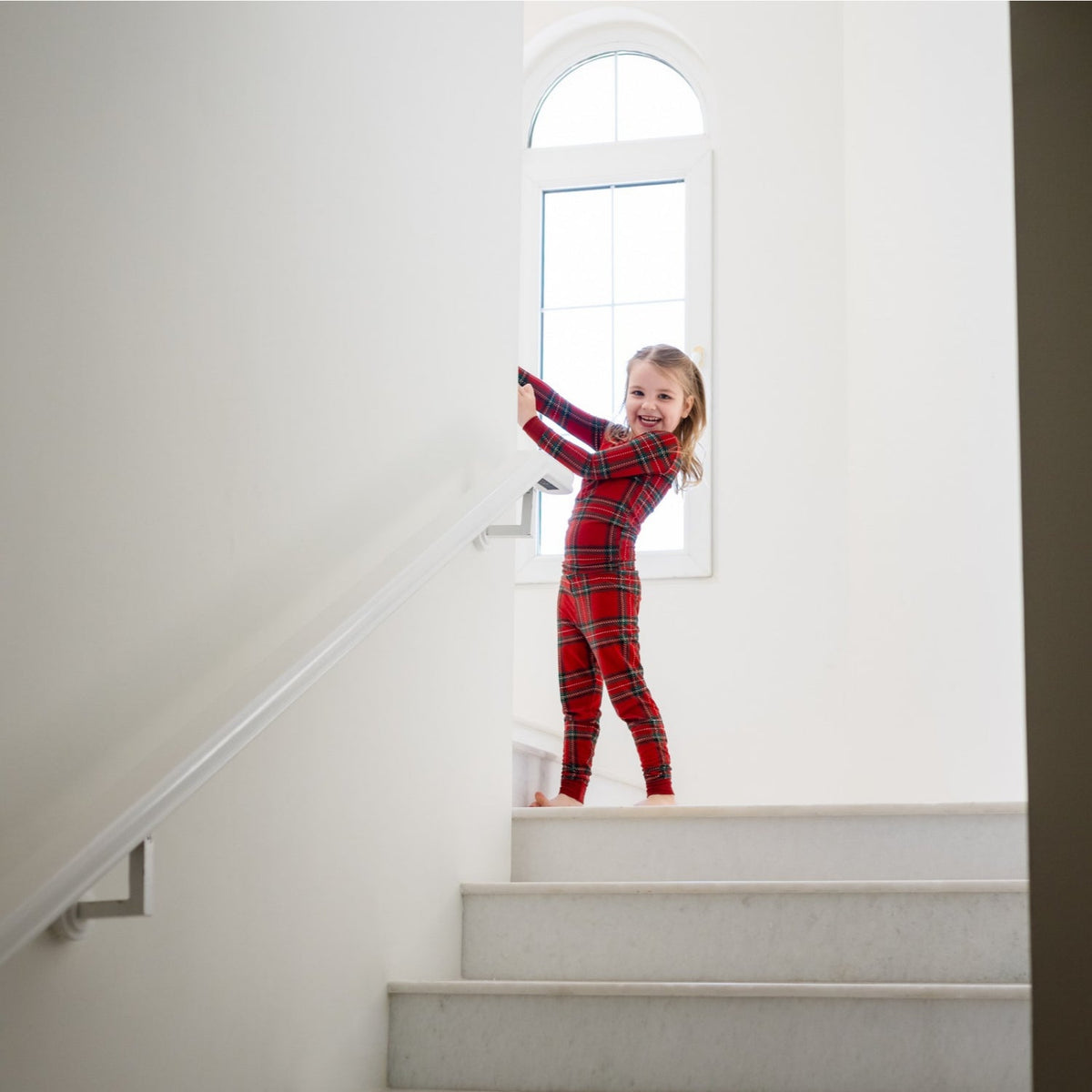 Personalised Merry & Plaid Kids Pyjama Set - The Happy Tribe