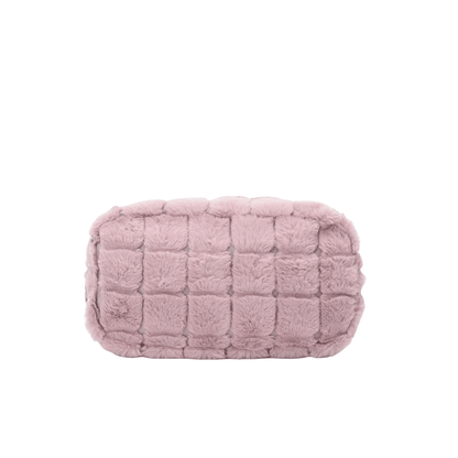 Personalised Small Faux Fur Pouch - The Happy Tribe