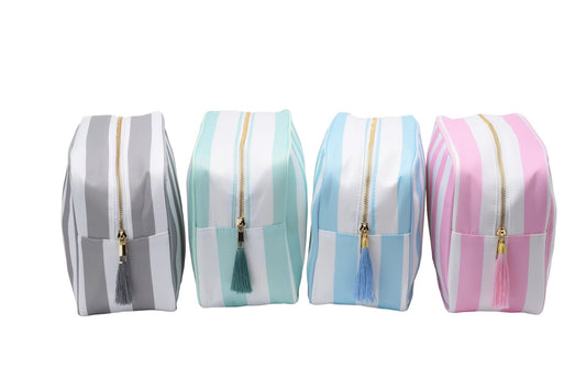 Personalised Stripe Large Pouch - The Happy Tribe