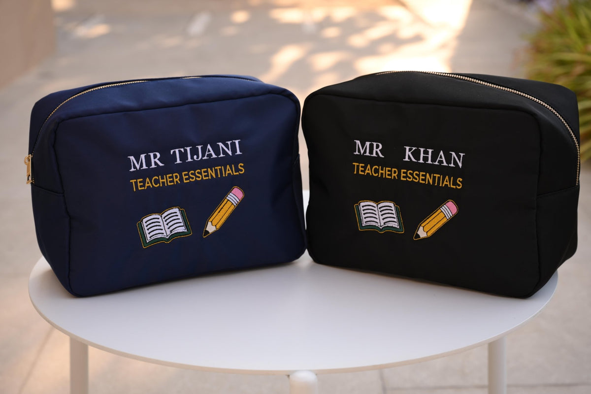 Personalised “Teacher Essentials” Pouch - The Happy Tribe