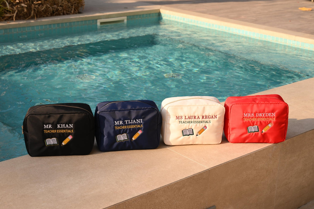 Personalised “Teacher Essentials” Pouch - The Happy Tribe