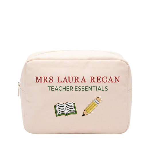 Personalised “Teacher Essentials” Pouch - The Happy Tribe