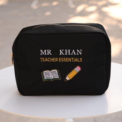 Personalised “Teacher Essentials” Pouch - The Happy Tribe