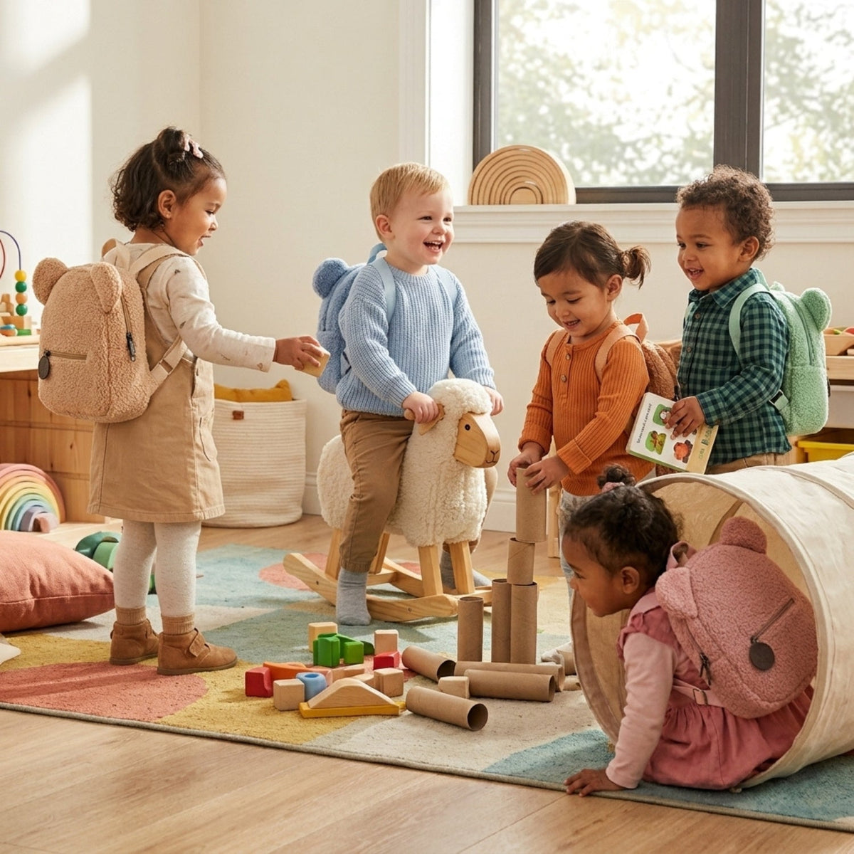 Personalised Teddy Backpack - The Happy Tribe