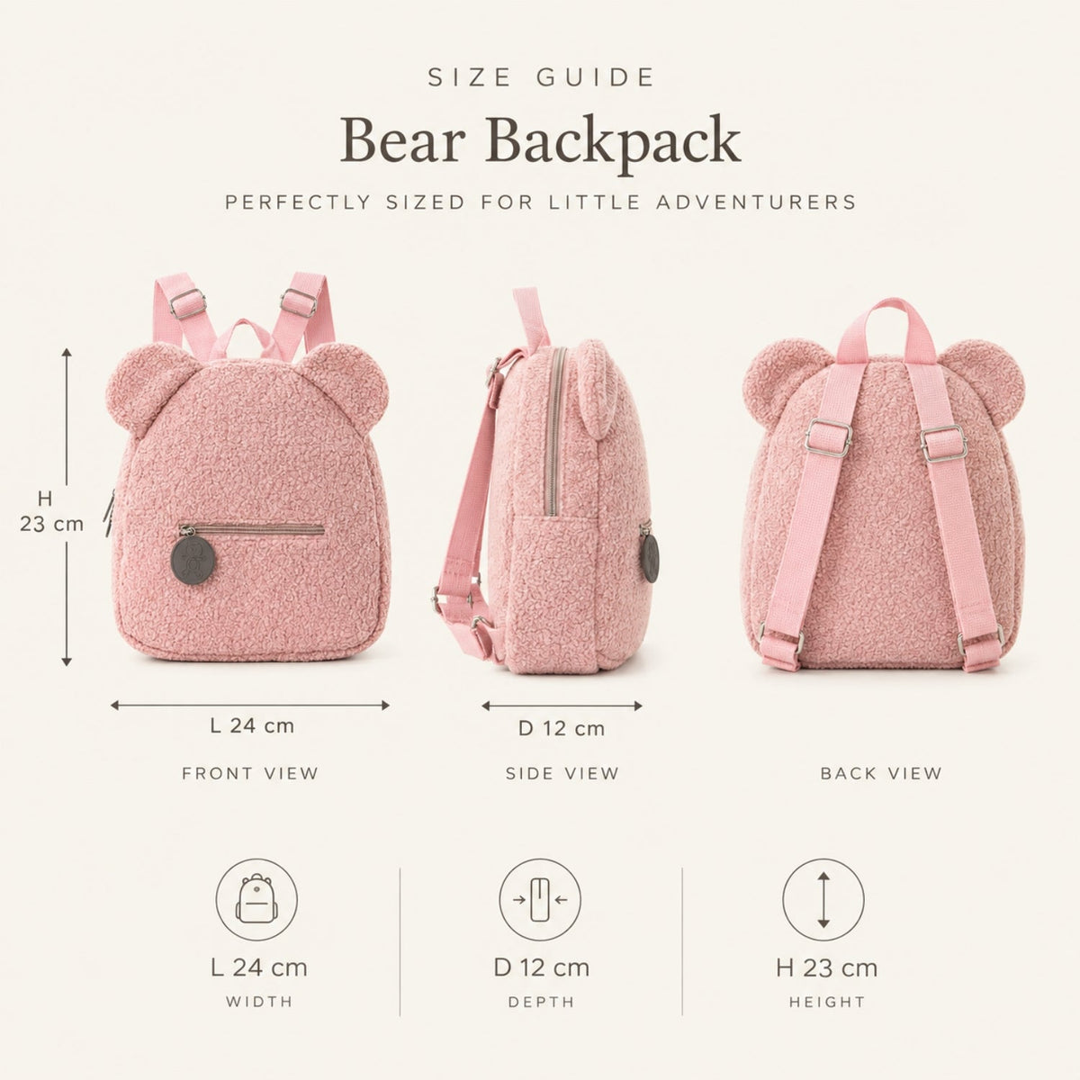 Personalised Teddy Backpack - The Happy Tribe