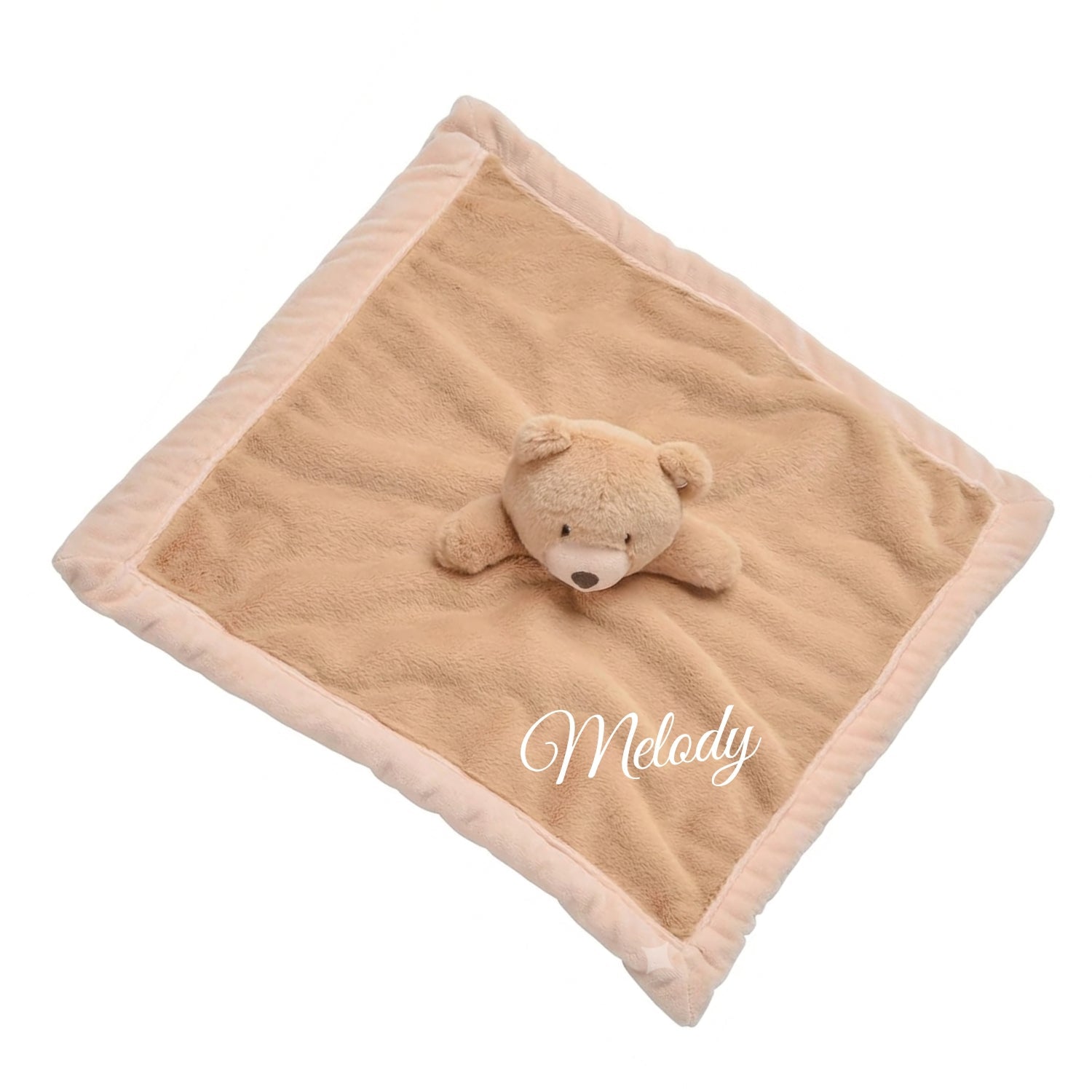 Personalised Teddy Bear Comforter, Brown - The Happy Tribe