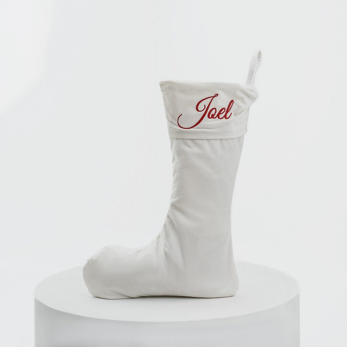 Personalised Velvet Christmas Stocking - The Happy Tribe