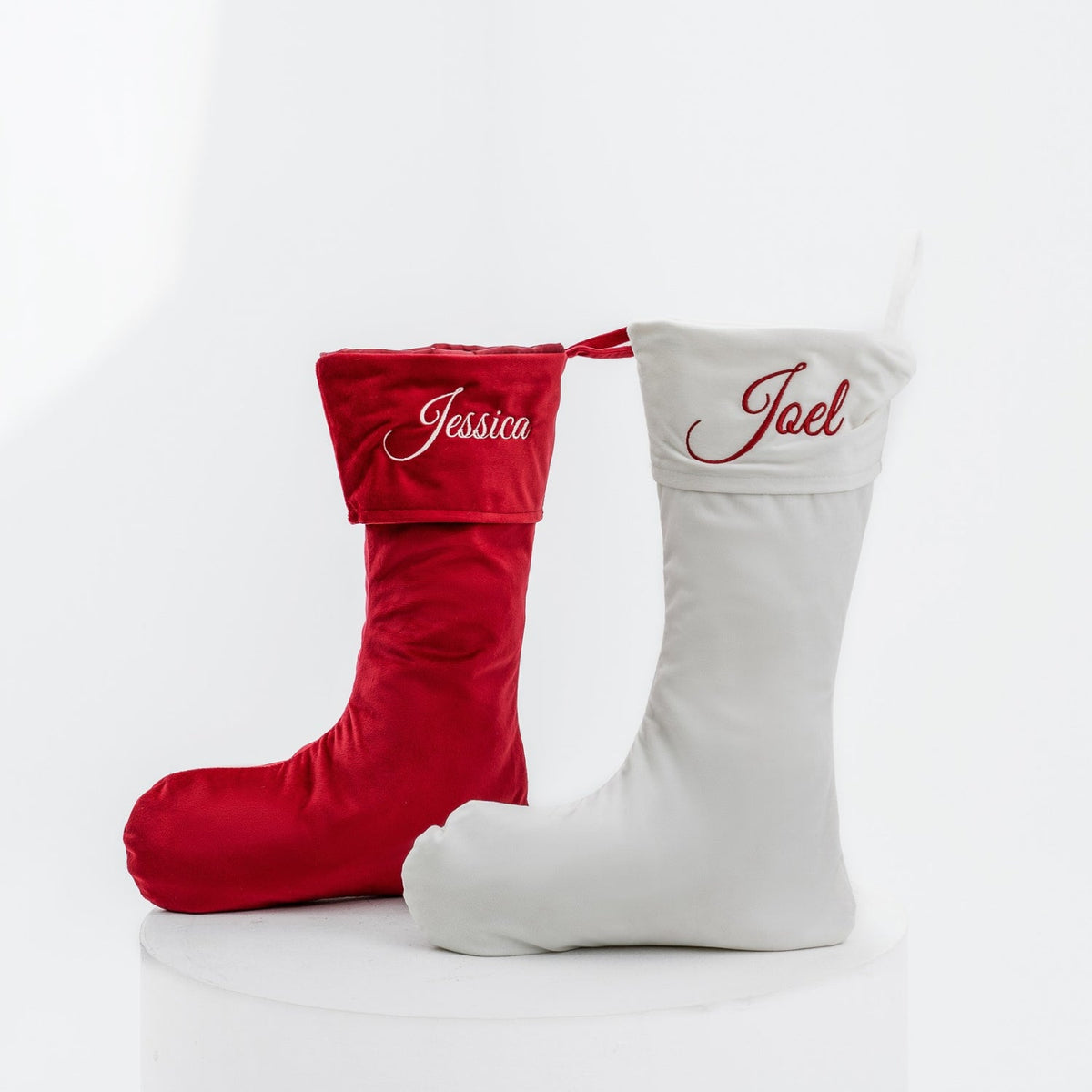 Personalised Velvet Christmas Stocking - The Happy Tribe