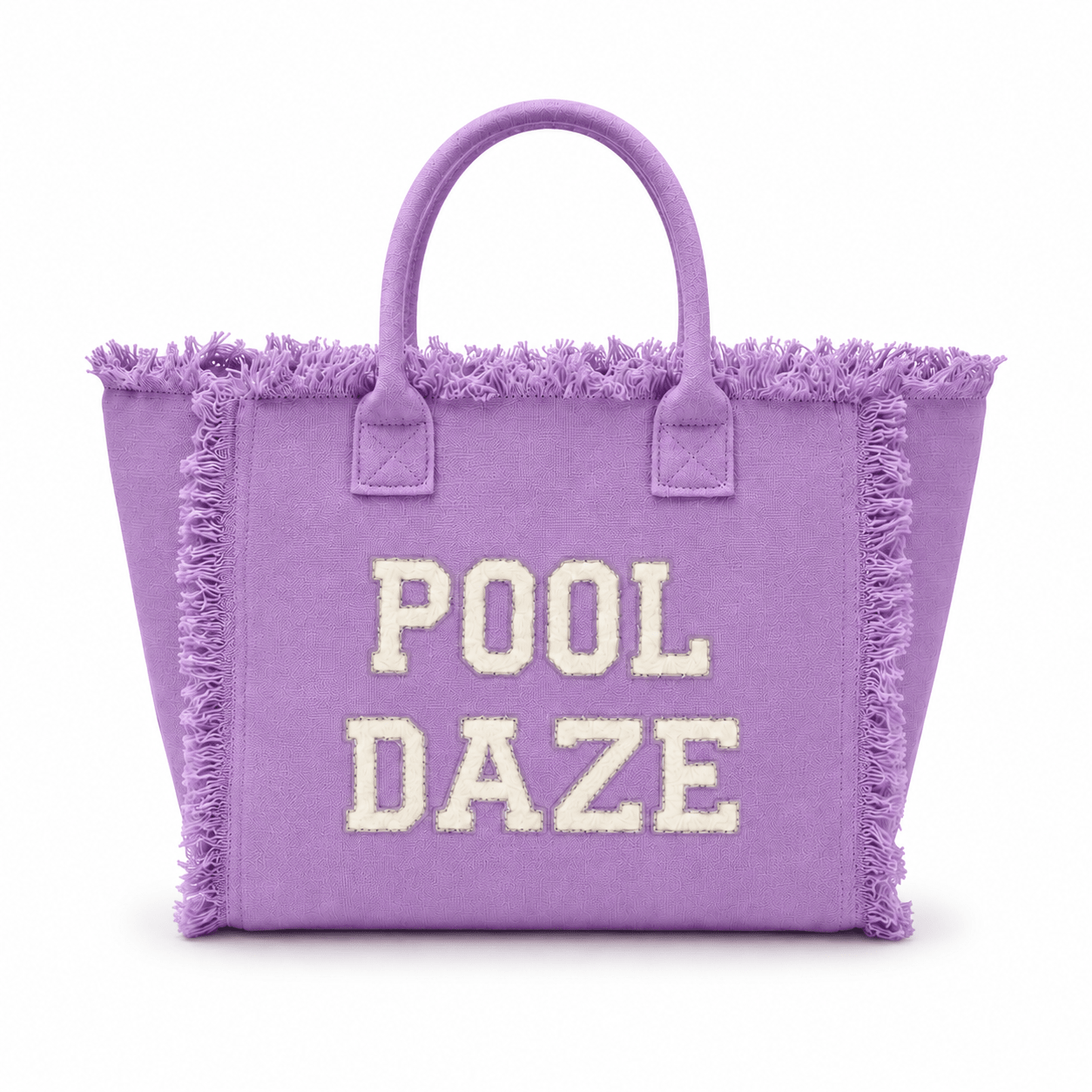"Pool Daze" St Barths Tote Bag, Yellow - The Happy Tribe
