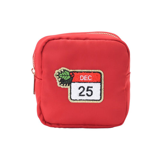 Red Extra Small Pouch - Dec 25 - The Happy Tribe