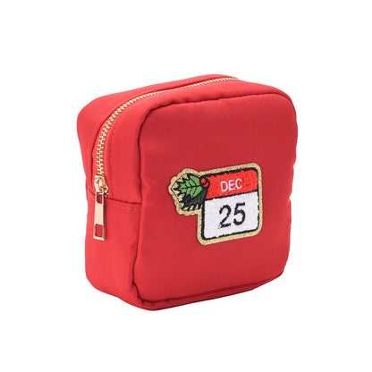 Red Extra Small Pouch - Dec 25 - The Happy Tribe