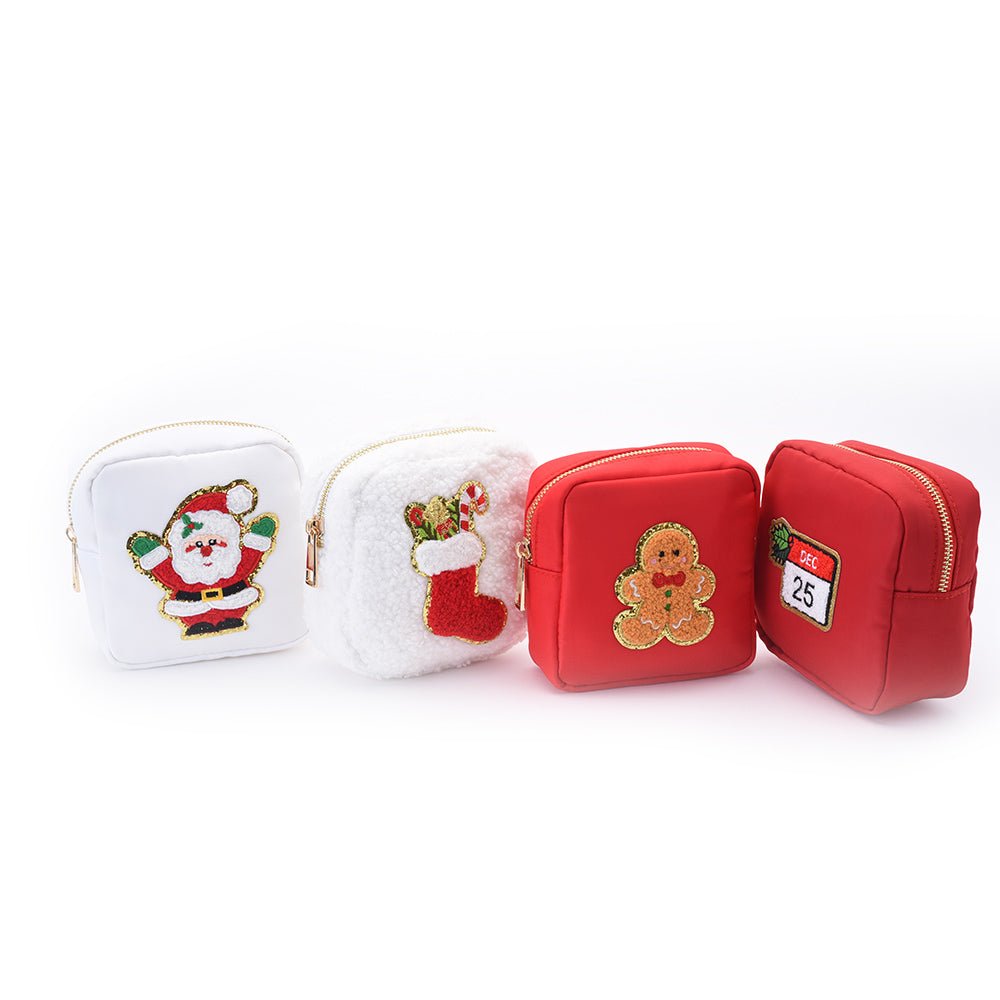 Red Extra Small Pouch - Dec 25 - The Happy Tribe