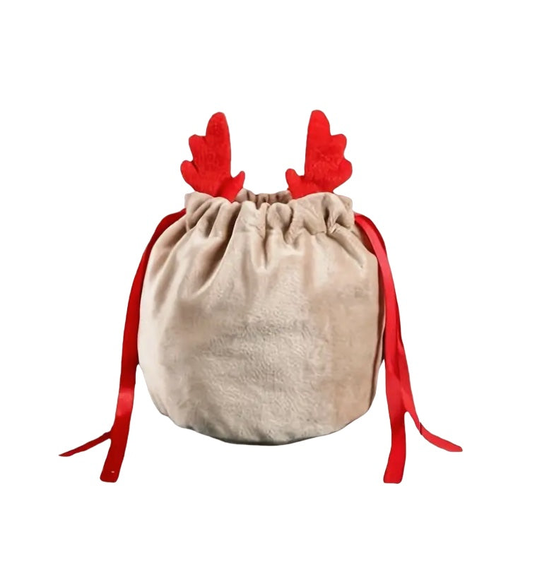 Personalised Christmas Mini Reindeer Pouch