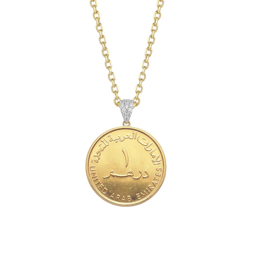 Roots Dirham Coin Necklace - The Happy Tribe