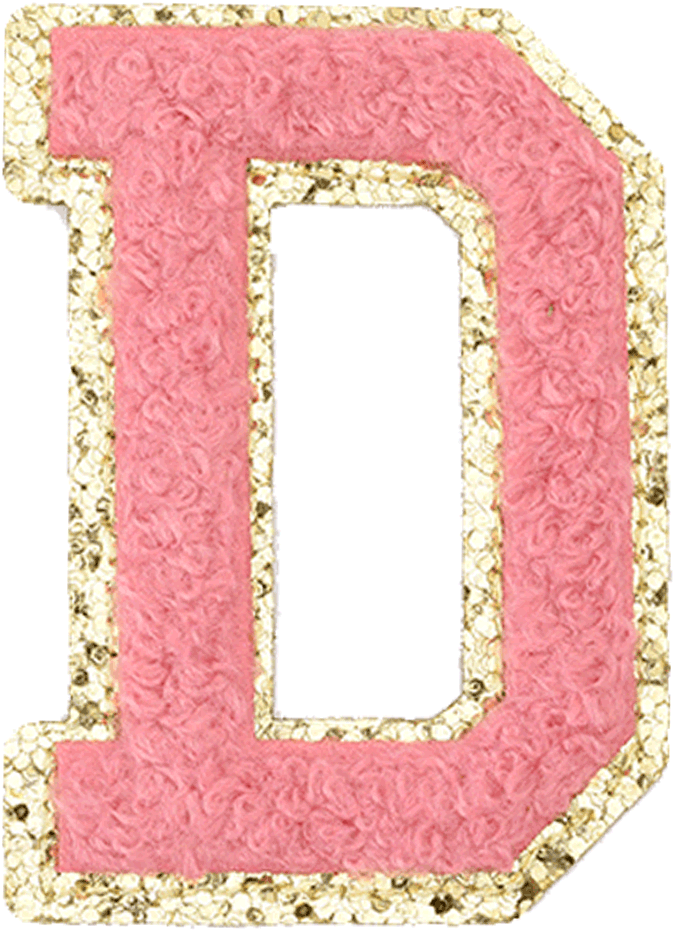 Rose Pink Letter - The Happy Tribe