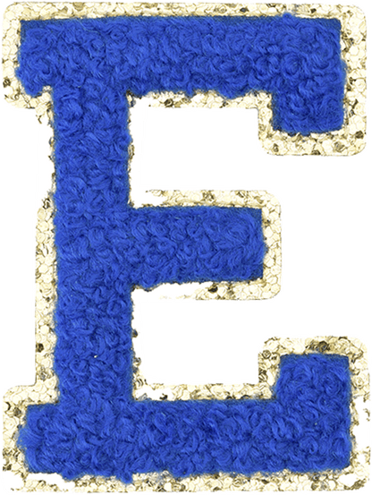 Royal Blue Letter - The Happy Tribe