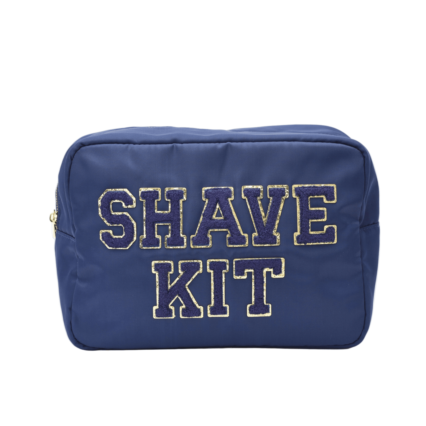 "Shave Kit" Large Pouch, Navy - The Happy Tribe