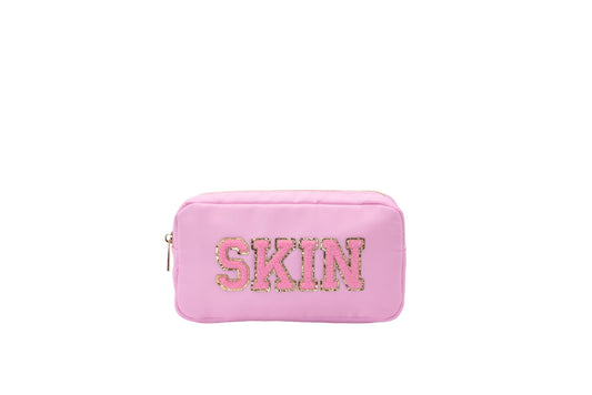 "Skin" Small Pouch, Baby Pink - The Happy Tribe