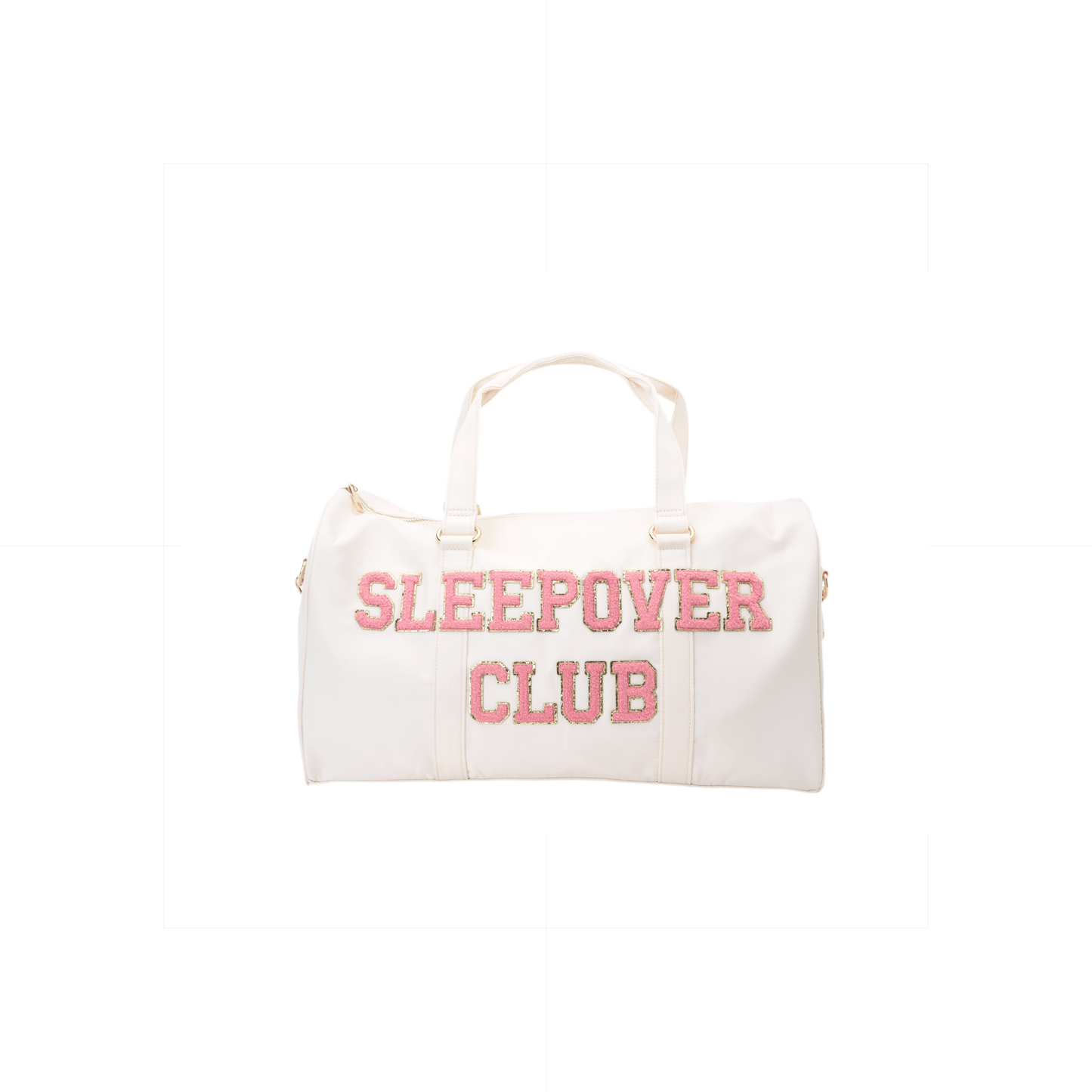 "Sleepover Club" Gym & Weekend Bag, Cream - The Happy Tribe