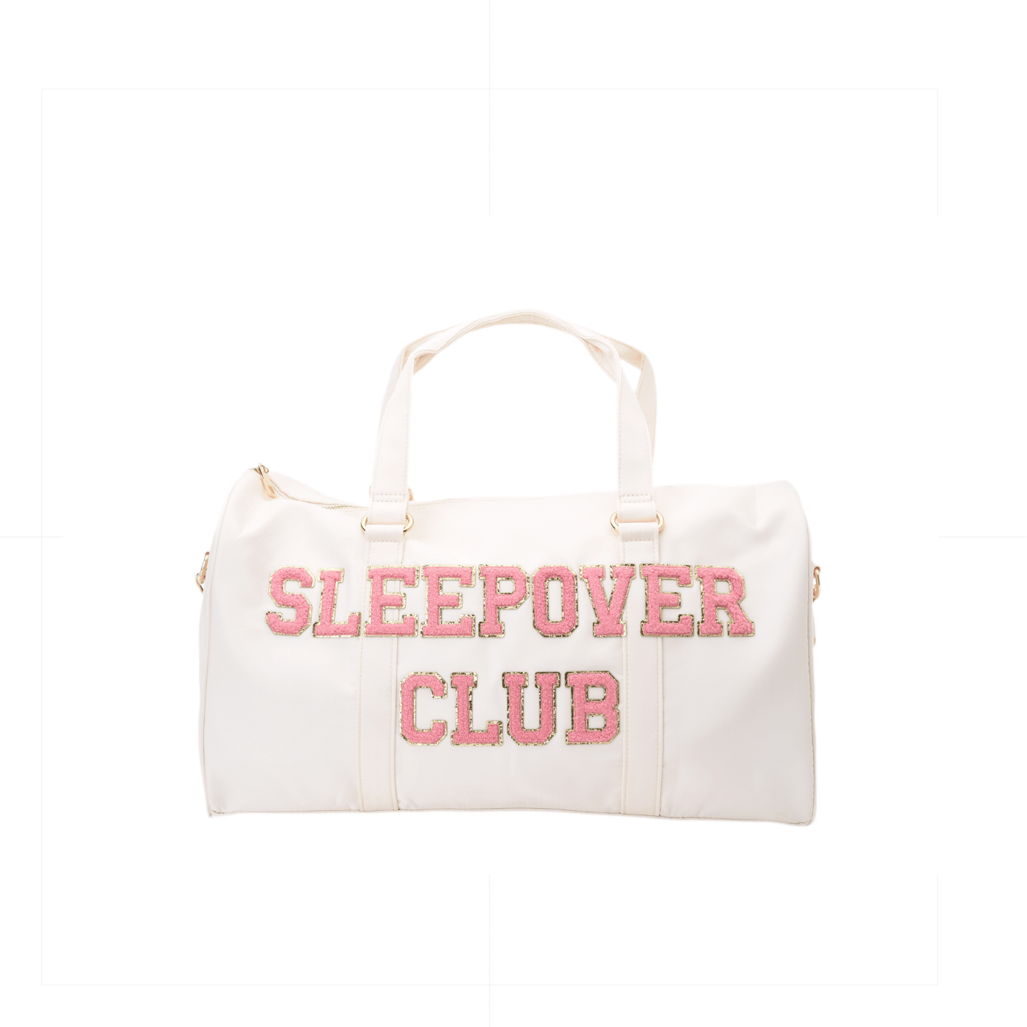 "Sleepover Club" Gym & Weekend Bag, Cream - The Happy Tribe