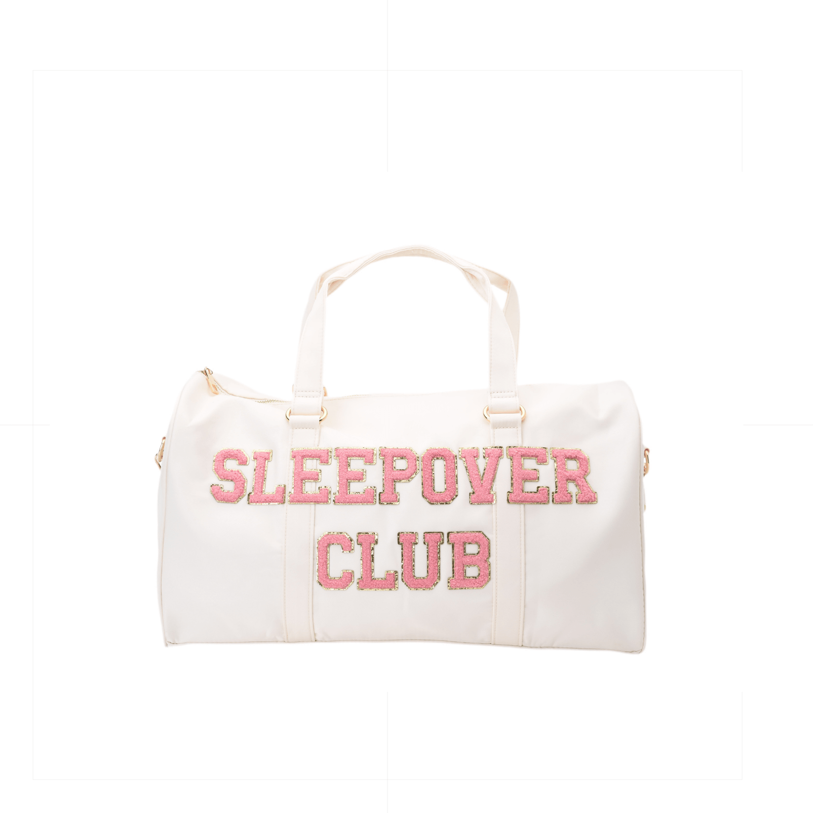 "Sleepover Club" Gym & Weekend Bag, Cream - The Happy Tribe