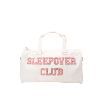 "Sleepover Club" Gym & Weekend Bag, Cream - The Happy Tribe